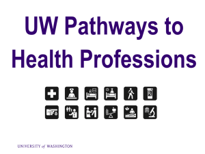 UW Pathways to Health Professions