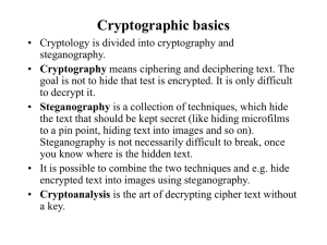Cryptographic basics