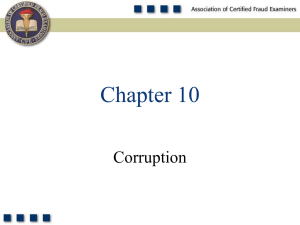 Chapter 10 Corruption 1