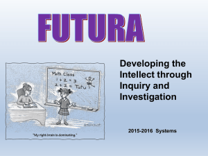 Developing the Intellect through Inquiry and Investigation