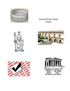Ancient Rome Study Guide