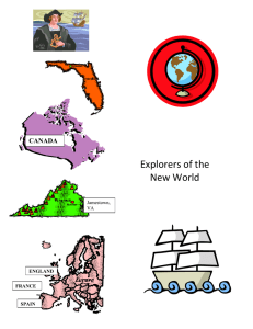 Explorers of the New World CANADA