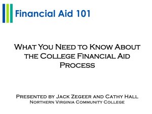 Financial Aid 101 What You Need to Know About Process