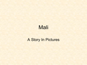 Mali A Story In Pictures