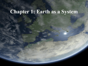 Chapter 1: Earth as a System