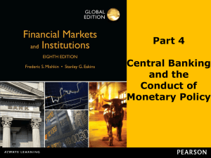 Part 4 Central Banking and the Conduct of