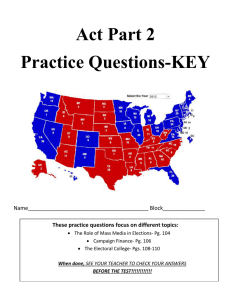 Act Part 2 Practice Questions-KEY Name________________________________________ Block______________