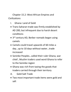 Chapter 15.2: West African Empires and Civilizations