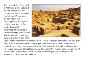 This image is the Great Bath in Mohenjo-Daro. Located