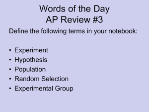 Words of the Day AP Review #3