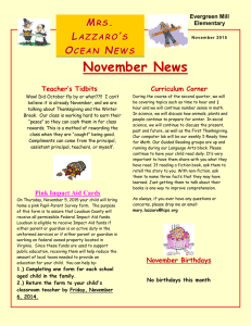 November News  M .