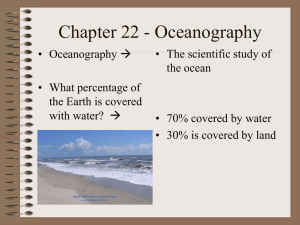 Chapter 22 - Oceanography