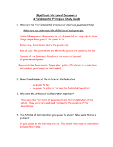 Significant Historical Documents Fundamental Principles Study Guide &amp;