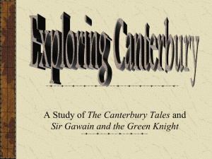 The Canterbury Tales Sir Gawain and the Green Knight