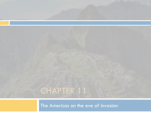 CHAPTER 11 The Americas on the eve of invasion