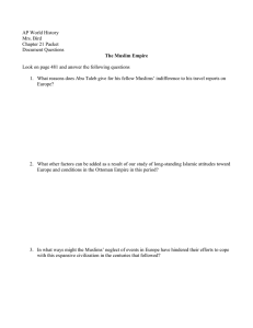 AP World History Mrs. Bird Chapter 21 Packet Document Questions