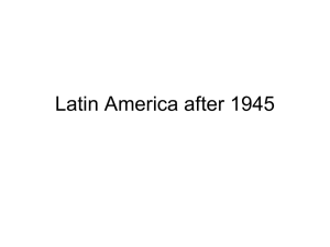 Latin America after 1945
