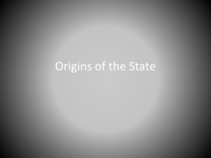 Origins of the State