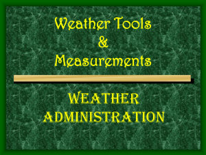 Weather Tools &amp; Measurements Weather