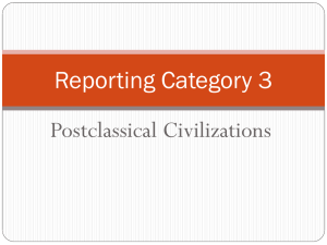 Postclassical Civilizations Reporting Category 3