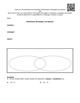 6-4 Lesson Quiz 6-4 Solve It!