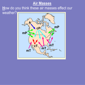 Air Masses H weather?