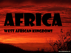 Africa West African Kingdoms