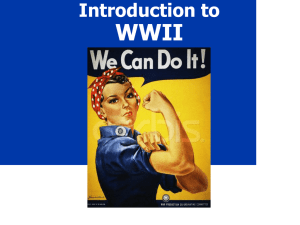 WWII Introduction to