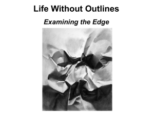 Life Without Outlines Examining the Edge