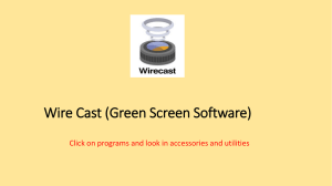 Wire Cast (Green Screen Software)