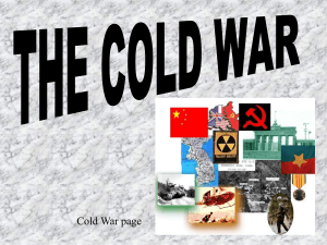 Cold War page