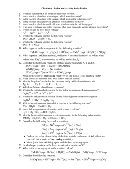 Oxidation Reduction Worksheet.doc