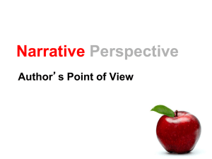 Narrative Perspective Author