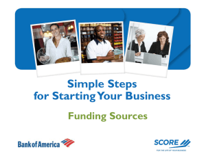 Simple Steps for Starting Your Business Funding Sources