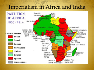 Imperialism in Africa and India