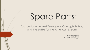 Spare Parts: Four Undocumented Teenagers, One Ugly Robot, Noemi English