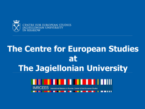 The Centre for European Studies at The Jagiellonian University