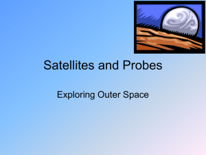 Satellites and Probes Exploring Outer Space