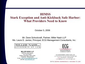 HIMSS Stark Exception and Anti-Kickback Safe Harbor: What Providers Need to Know