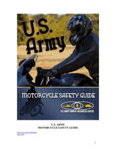 U.S. ARMY MOTORCYCLE SAFETY GUIDE 1