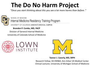 The Do No Harm Project