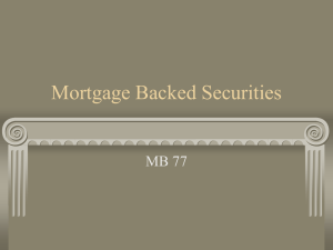 Mortgage Backed Securities MB 77