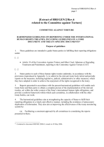 [Extract of HRI/GEN/2/Rev.6 related to the Committee against Torture]