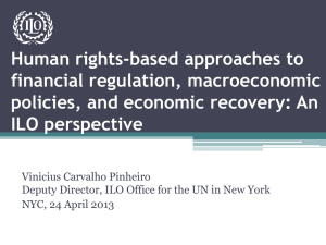 Human rights-based approaches to financial regulation, macroeconomic policies, and economic recovery: An