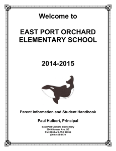 Welcome to  EAST PORT ORCHARD ELEMENTARY SCHOOL