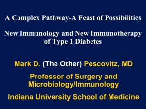 A Complex Pathway-A Feast of Possibilities New Immunology and New Immunotherapy