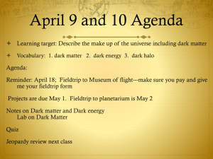 April 9 and 10 Agenda