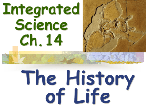 The History of Life Integrated Science