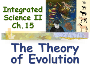 The Theory of Evolution Integrated Science II