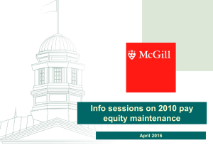 Info sessions on 2010 pay equity maintenance April 2016